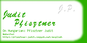 judit pfisztner business card